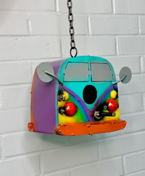 Combi Bus hanging birdhouse with back door