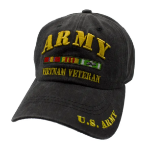 Army Vietnam Veteran Arch Stone Washed Cap