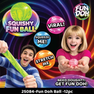 Fun Doh Squishy Fun Fidget Ball