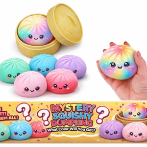 4" Mystery Squishy Dumpling - Assorted Colors