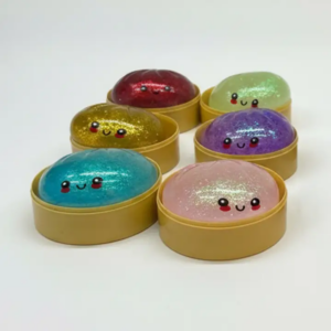 Squishy Glitter Dumplings Toy; Trending; Hot; Bun