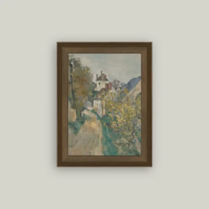 The House of Dr Gachet Framed Antique Art