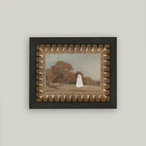 Autumn Field Ghost Framed Antique Art