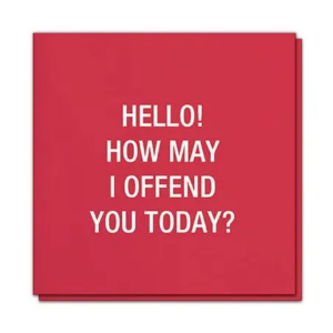 How May I Offend You Today? Napkins