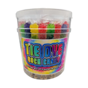 Tie Dye Rock Candy Sticks