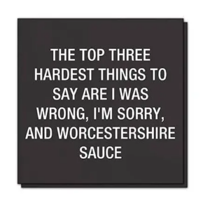 3 Hardest Things To Say Napkins