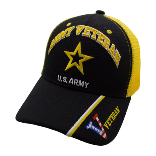 Army Veteran Logo w/ V Trucker Hat