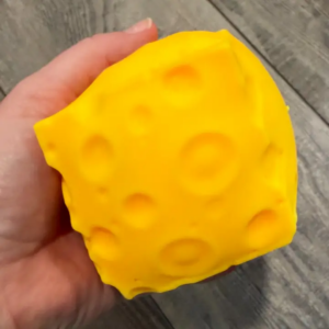 Squishy Squish Cheese Block Cube of Cheddar
