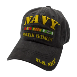 Navy Vietnam Veteran Arch Stone Washed Cap