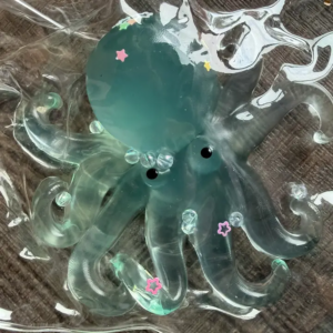 Squishy Squish Octopus Stress Toy Blue
