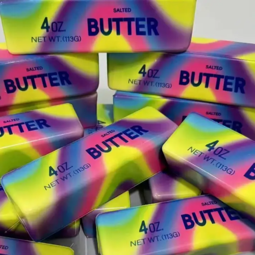 Rainbow Squishy Squish Stick of Butter
