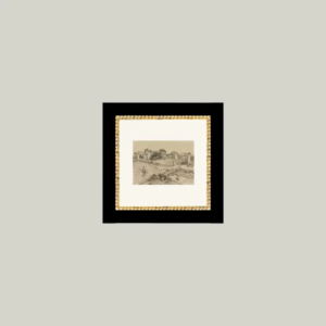 Tuscan Village Framed Antique Art