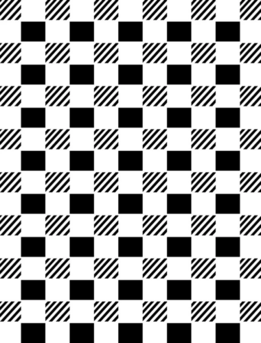 Whimsical Check - Stencil