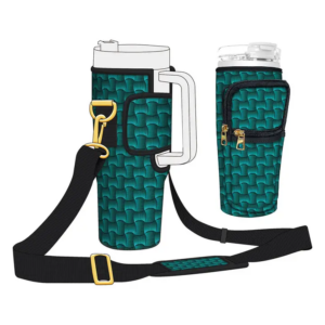 Adjustable Strap Time Tunnel Bottle Carrier For 40oz Tumbler
