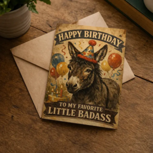 Happy Birthday To My Favorite Badass Card