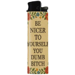 Be Nicer To Yourself You Dumb B-Tch Lighter