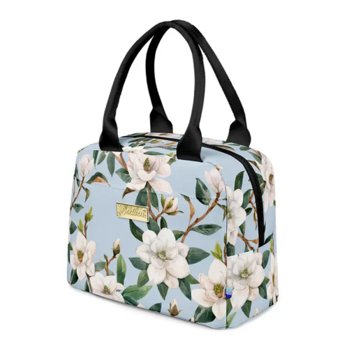 Blue Magnolias Lunch Bag