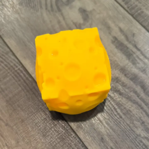 Squishy Squish Cheese Block Cube of Cheddar
