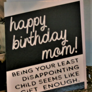 Happy Birthday Mom Greeting Card