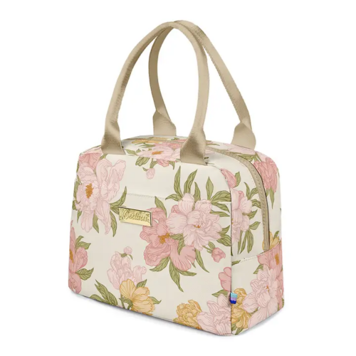 Pink Peonies Lunch Bag