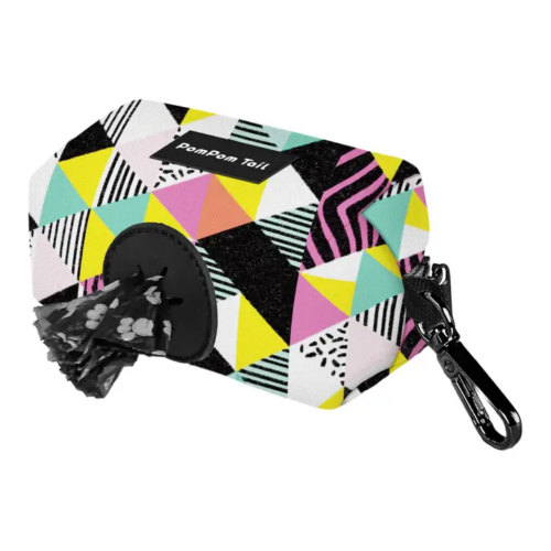 Mystery Code Design Durable Neoprene Dog Poop Bag Dispenser For Leash