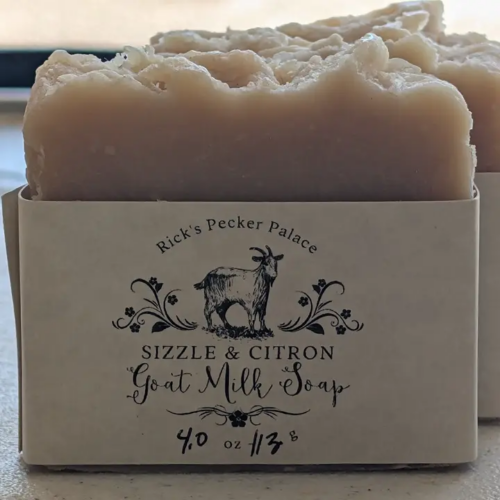 Tallow and Goat Milk Soap Bar Sage & Citrus