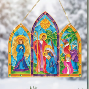 Starlit Nativity Suncatcher