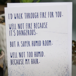 Humid Room Greeting Card