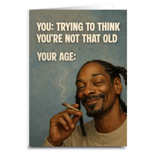 Your Age Is High Greeting Card