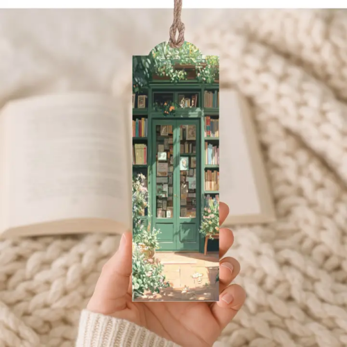 Wood Bookmark Bookstore