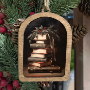 Canvas Arch Ornament Christmas Books