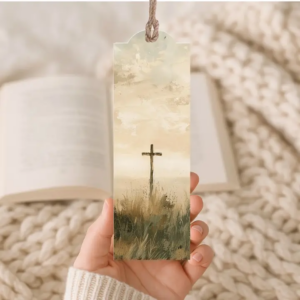 Wood Bookmark Cross