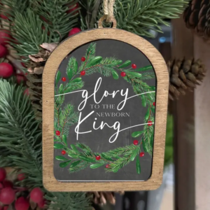 Canvas Arch Ornament Glory