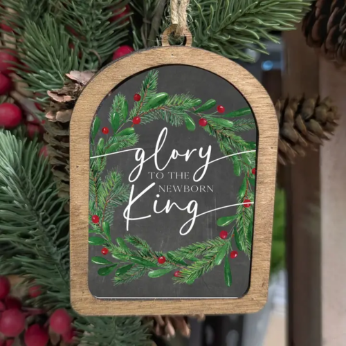 Canvas Arch Ornament Glory
