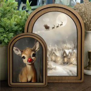 Layered Set Rudolph Canvas Art