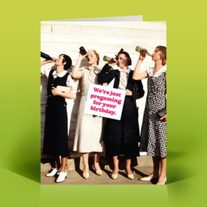 Funny Birthday Card – Pregaming – Vintage Sassy Humor