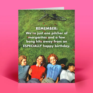 Funny Birthday Card – Especially Happy – Vintage Sassy Humor