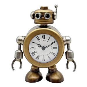 Retro Robot Table Clock