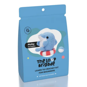 The Loop Brigade Diy Crochet Kit - Moby the Dolphin