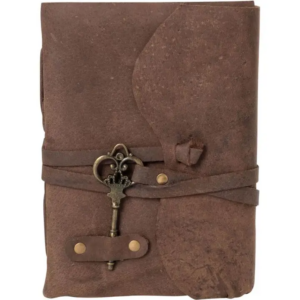 Plain Leather Journal with Key