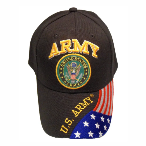 Army Emblem w/ Flag Cap