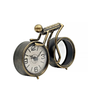 Vintage Bicycle Rider Table Clock