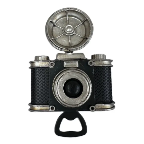 Vintage Camera Fridge Magnet with Bottle Opener