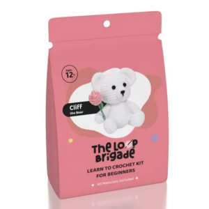 The Loop Brigade Diy Crochet Kit - Cliff the Bear