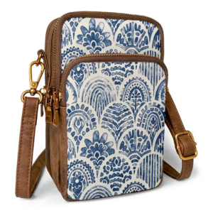 Indigo Print Cellphone Bag Adds Chic Boho Style