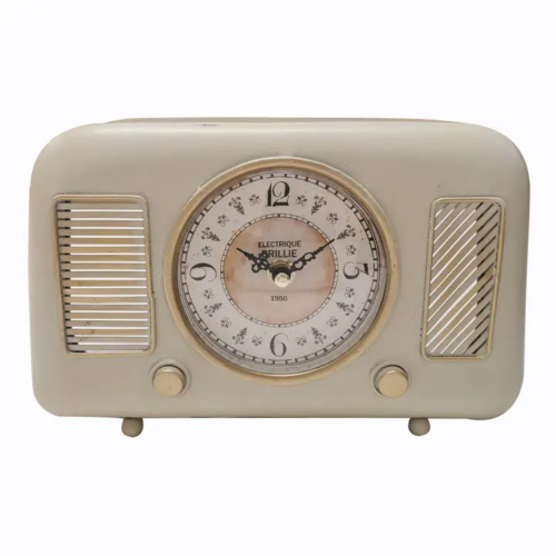 Transistor Radio Table Clock